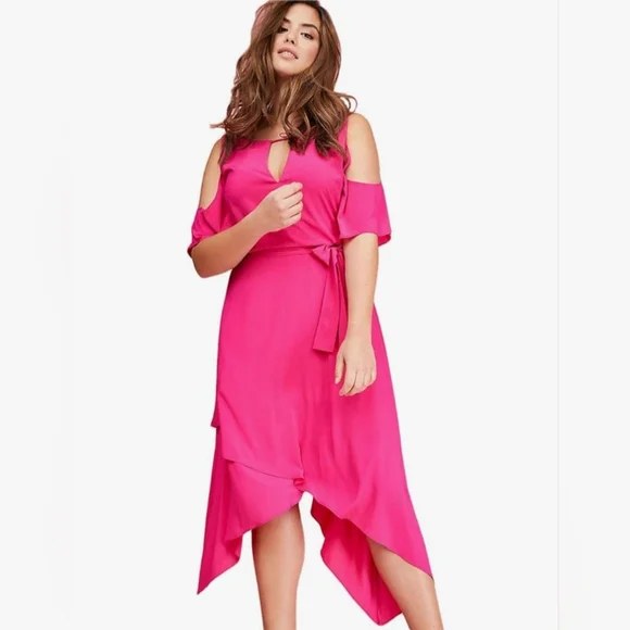 strapless open back dress Cold Shoulder Dress main image 1